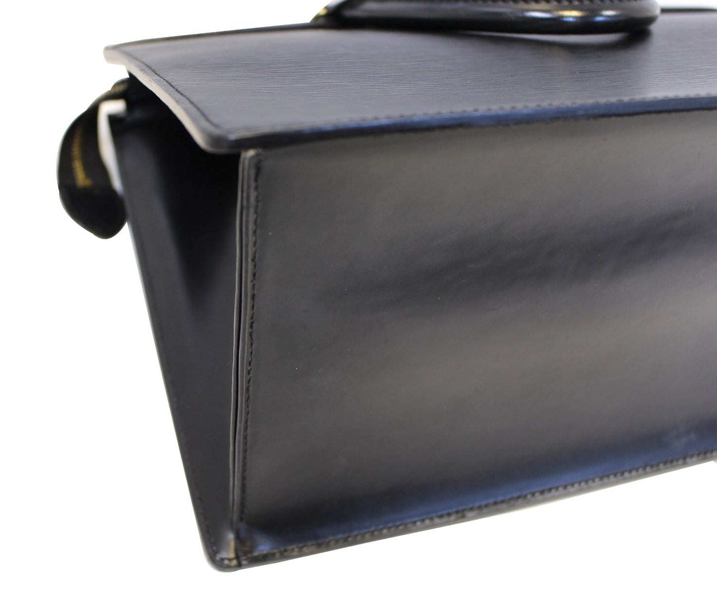LOUIS VUITTON Black Epi Leather Riviera Satchel Bag