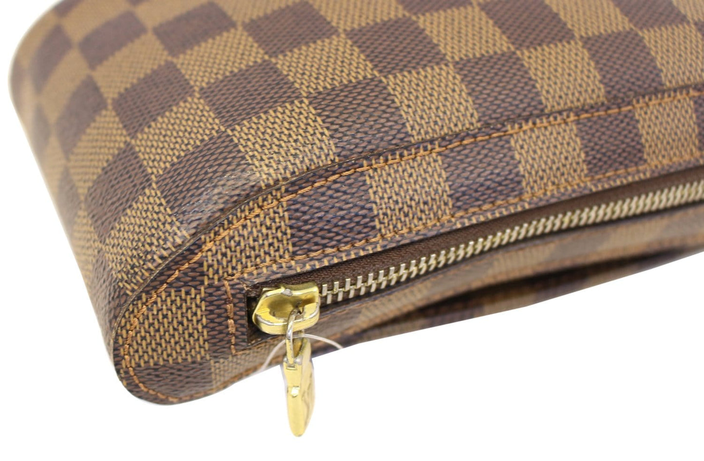 LOUIS VUITTON Damier Ebene Geronimos Brown Hip Bag