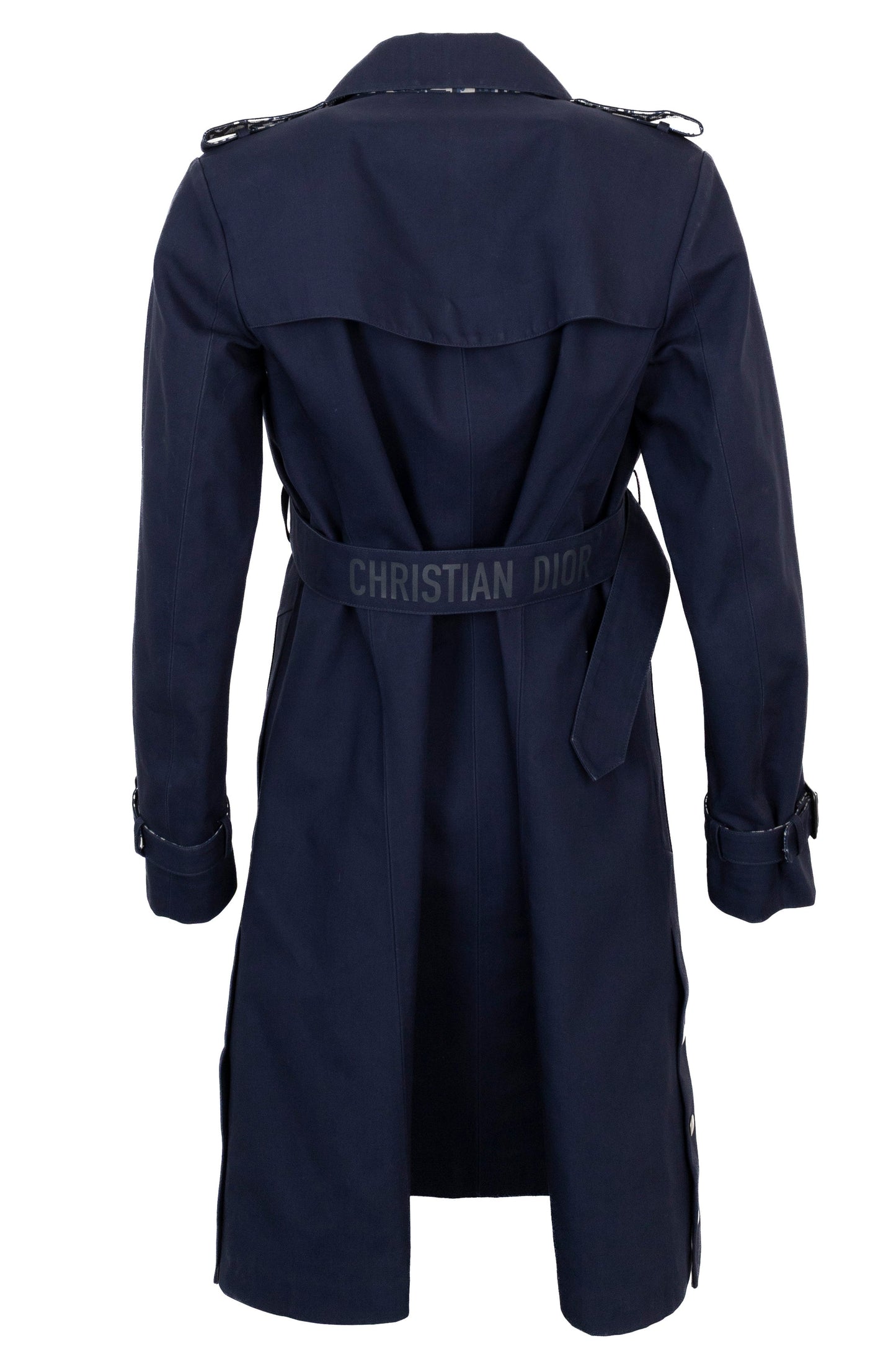 CHRISTIAN DIOR Belted Rain Trench Coat