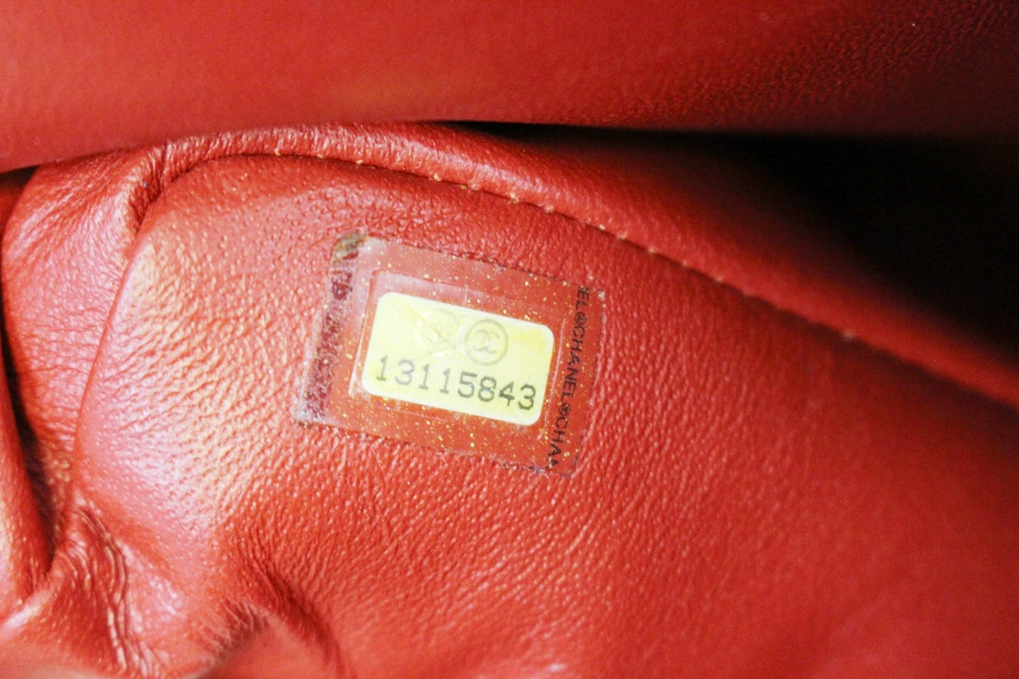 CHANEL Red Quilted  Leather Classic Jumbo Double Flap Bag