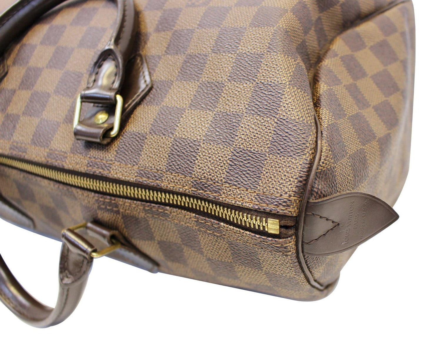 LOUIS VUITTON Damier Ebene Speedy 35 Satchel