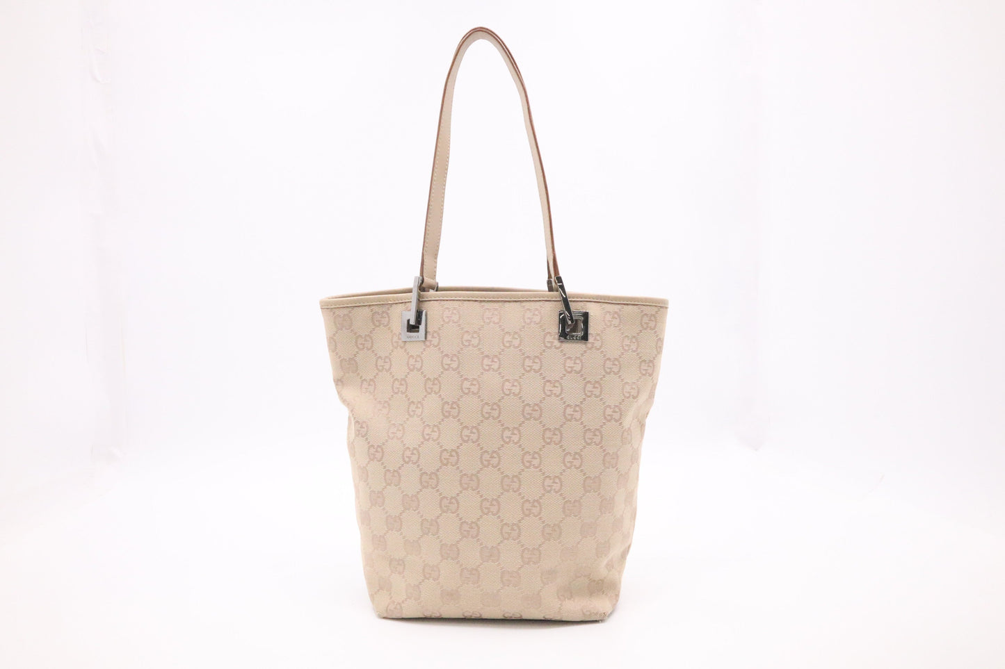 Gucci Bucket Bag in Beige Canvas