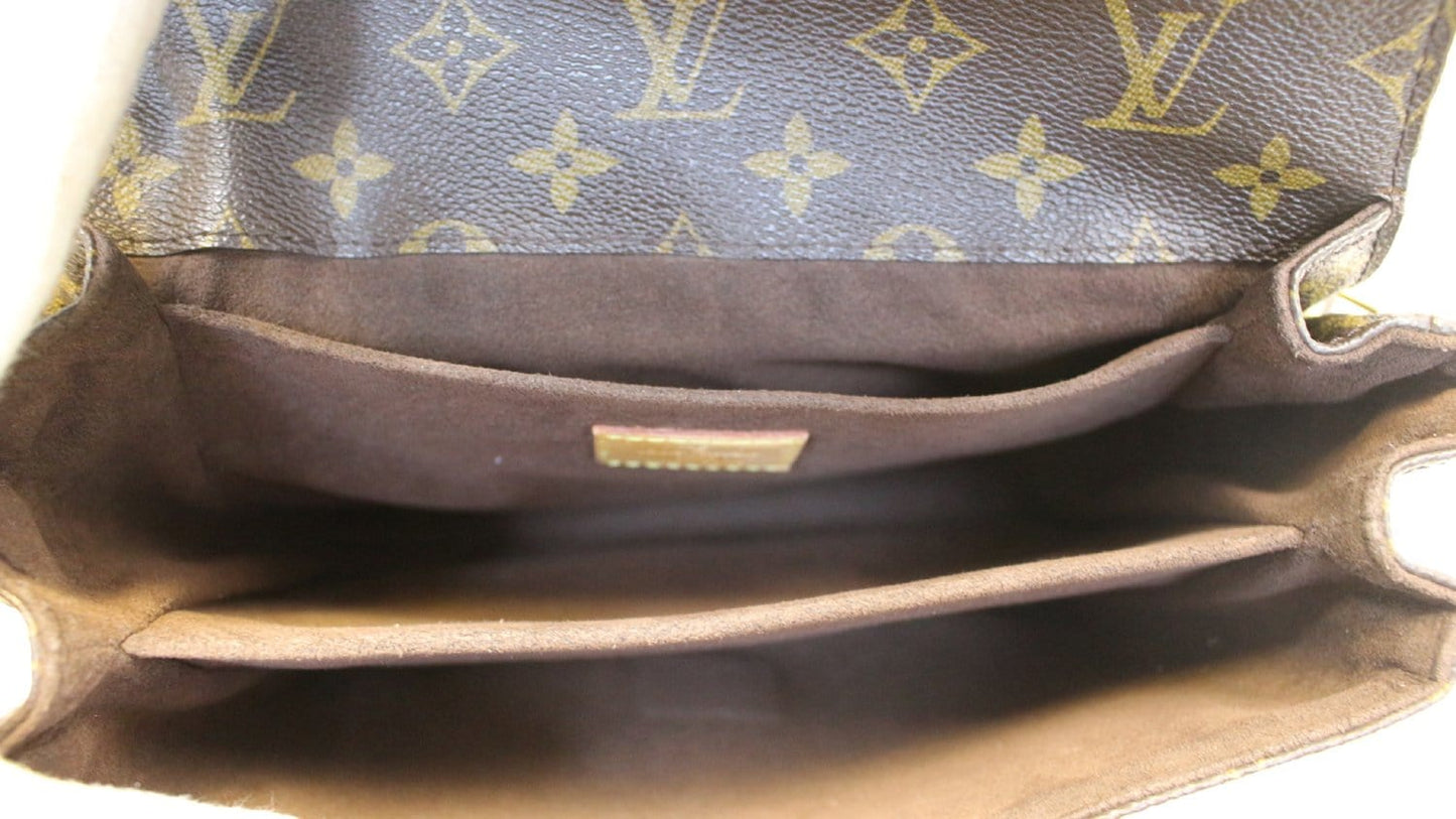 LOUIS VUITTON Monogram Canvas Metis Pochette Crossbody Bag