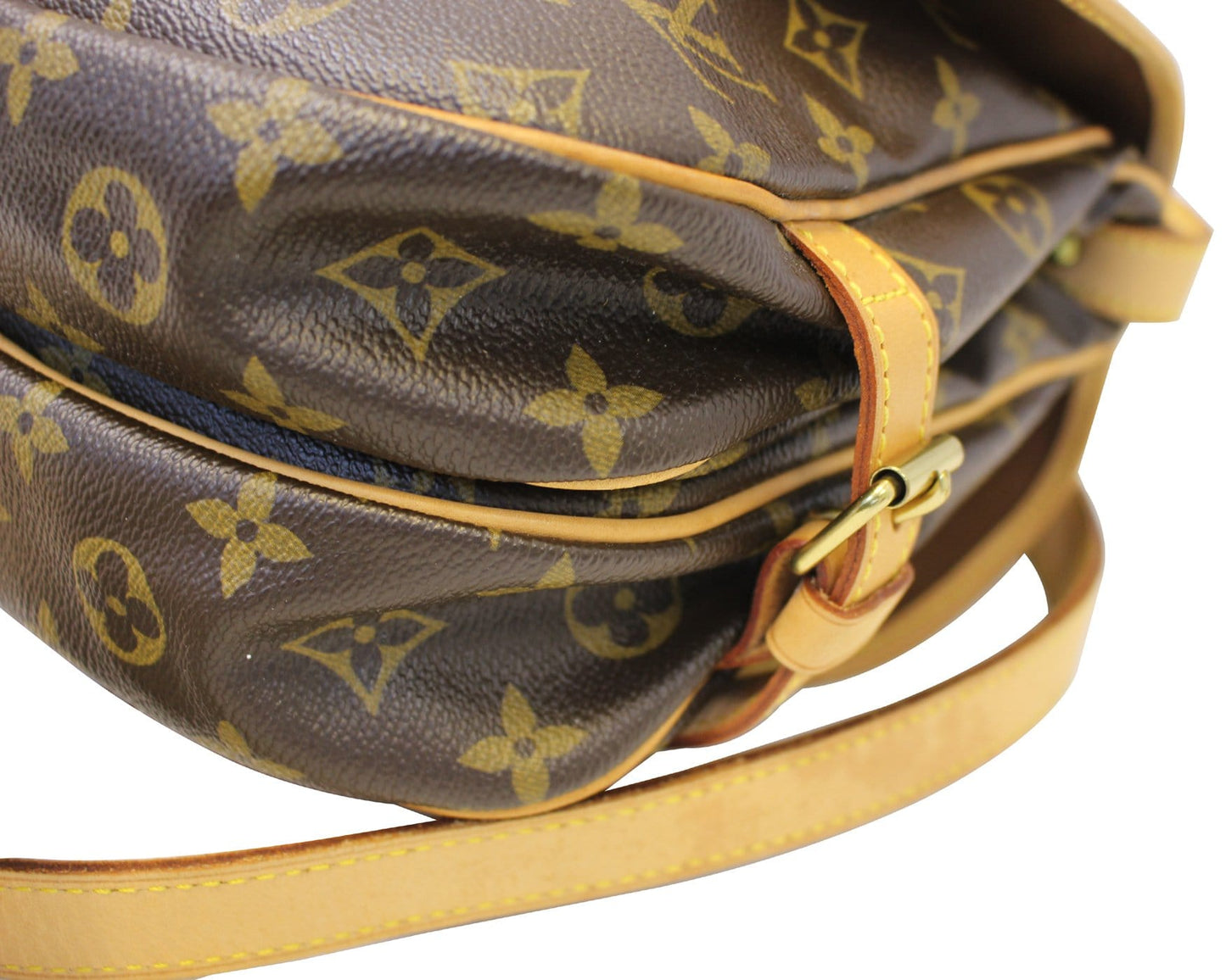 LOUIS VUITTON Shoulder Bag Monogram Canvas Saumur 30
