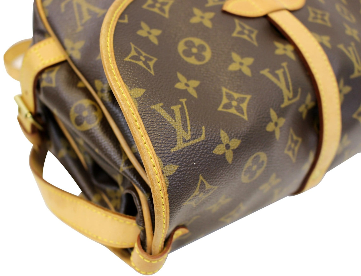 LOUIS VUITTON Shoulder Bag Monogram Canvas Saumur 30
