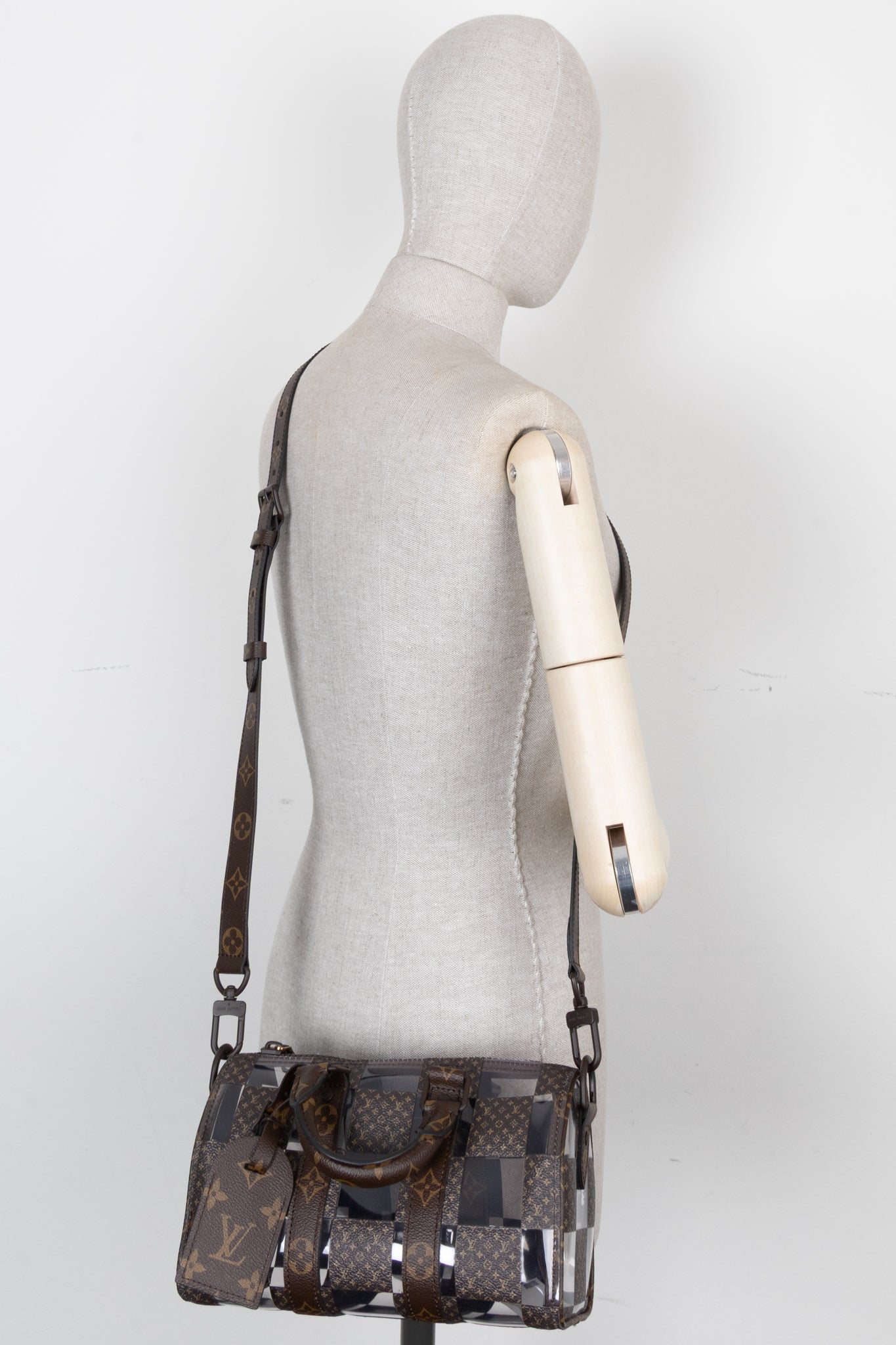 LOUIS VUITTON Chess Keepall 25 Bandouliere