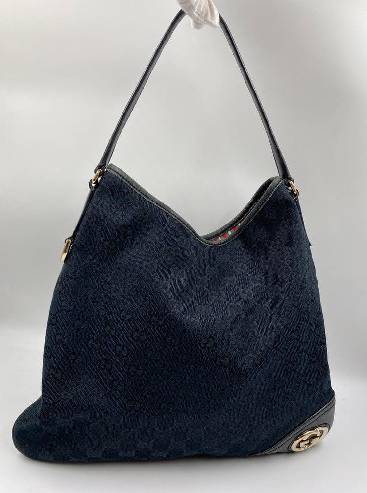 Gucci   Canvas Hobo Tote