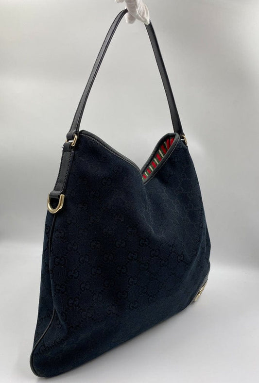 Gucci   Canvas Hobo Tote