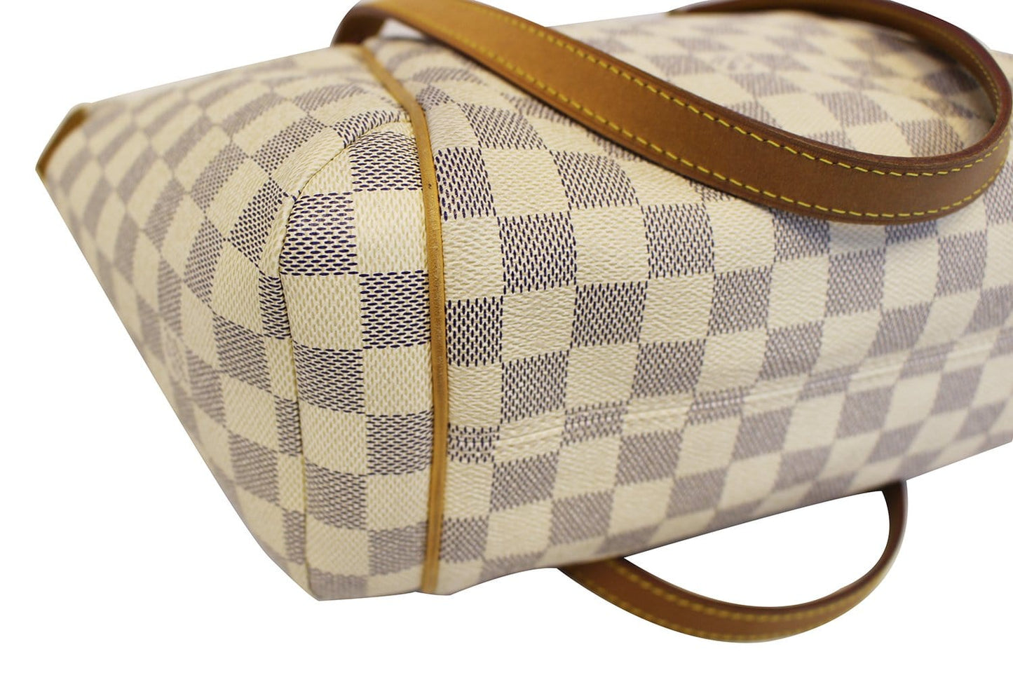 Louis Vuitton Damier Azur Totally PM Brown Shoulder Handbag