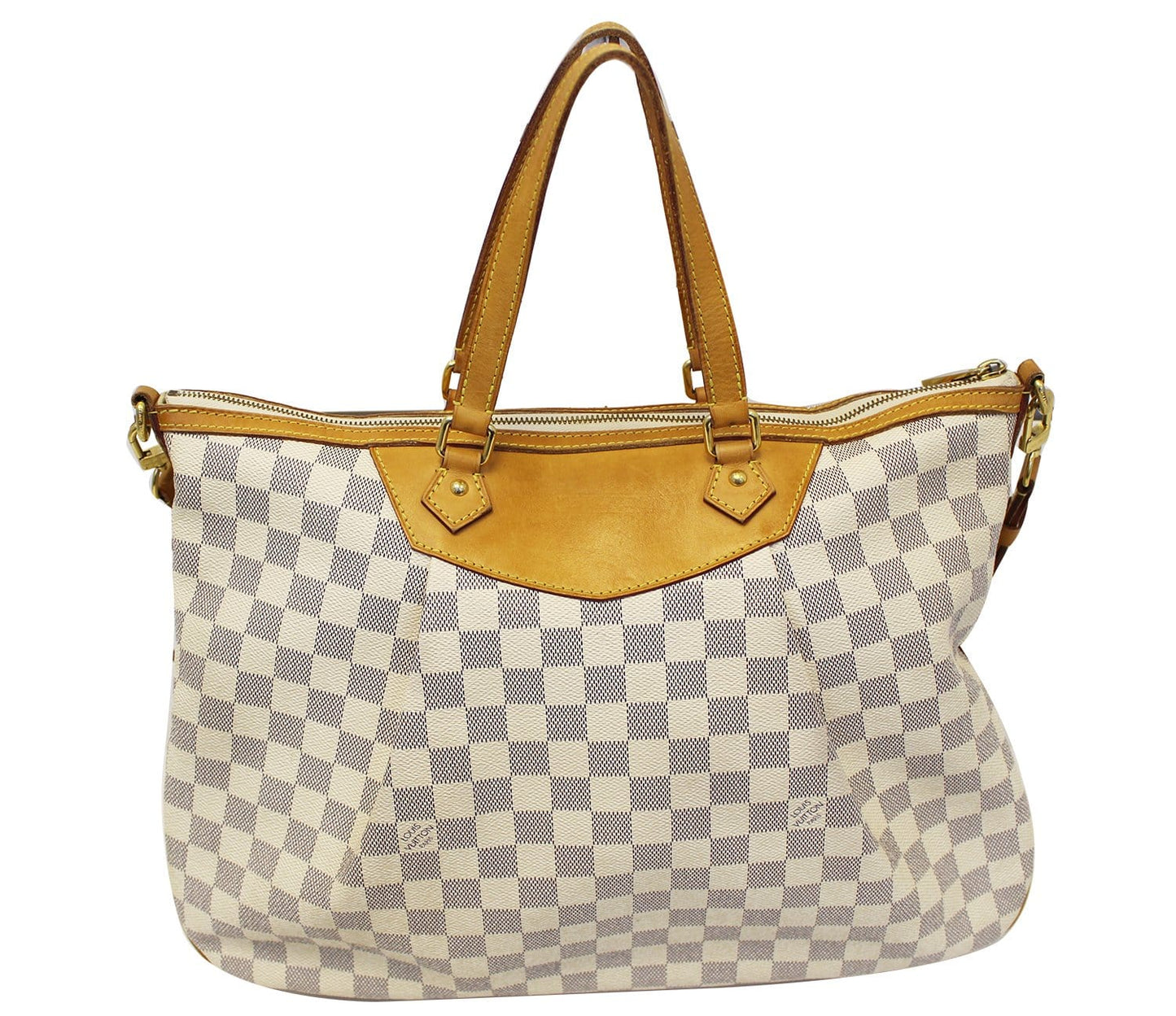 LOUIS VUITTON  Damier Azur Siracusa GM Shoulder Handbag