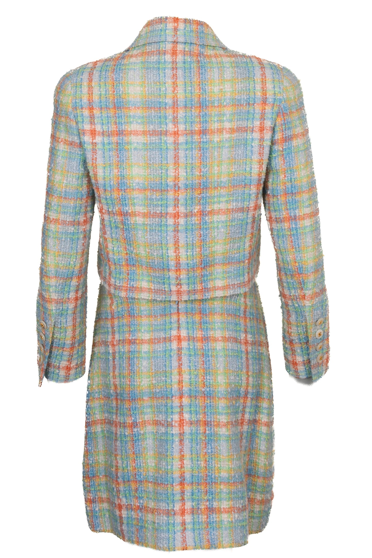 CHANEL   1997 Two Piece Tweed Multicolor
