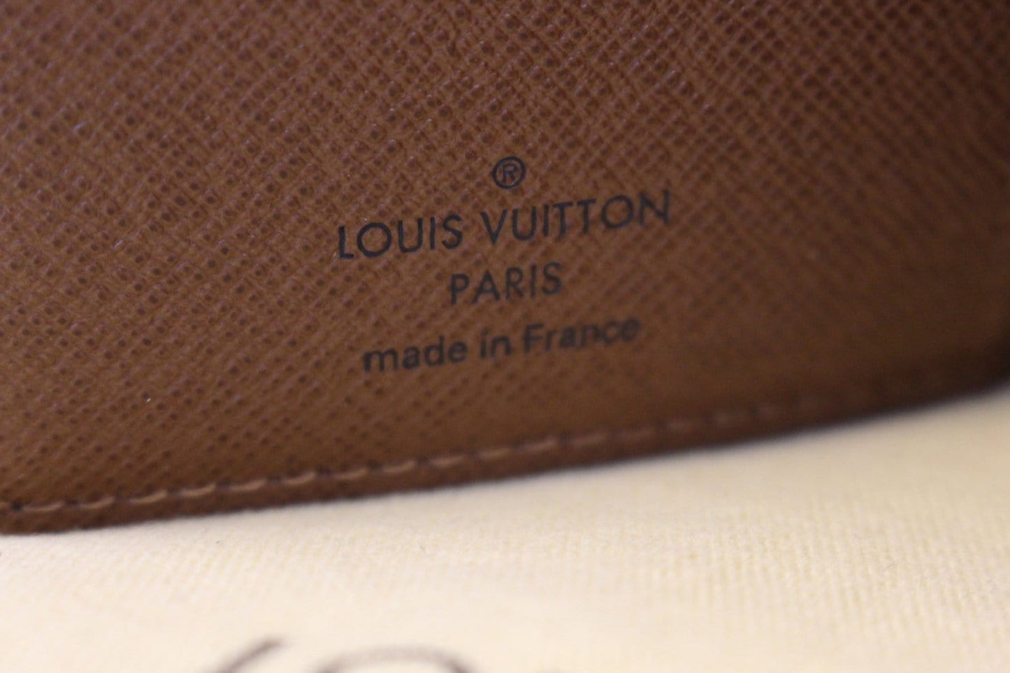 LOUIS VUITTON Monogram Canvas French Wallet Kisslock