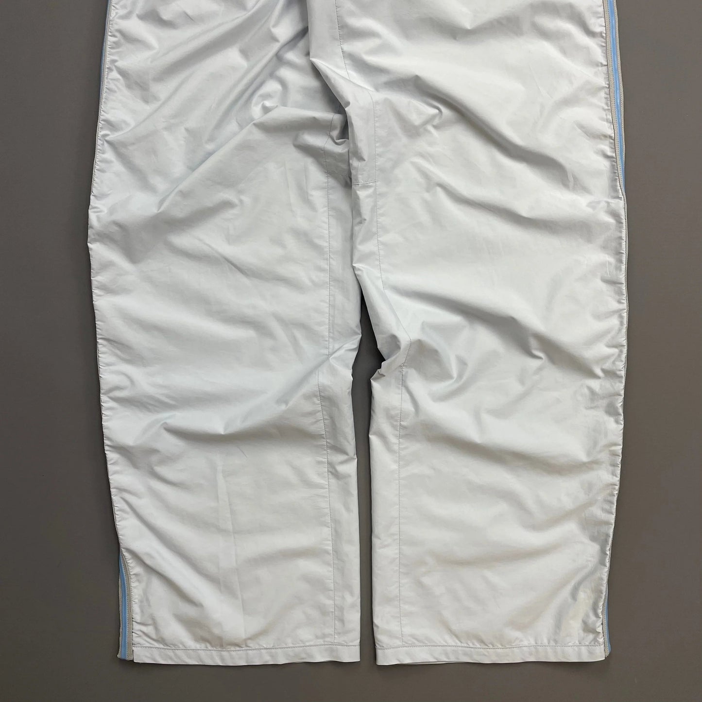 Prada Sport Light Blue SS00 Gel Seam Nylon Track Pant Tro rs