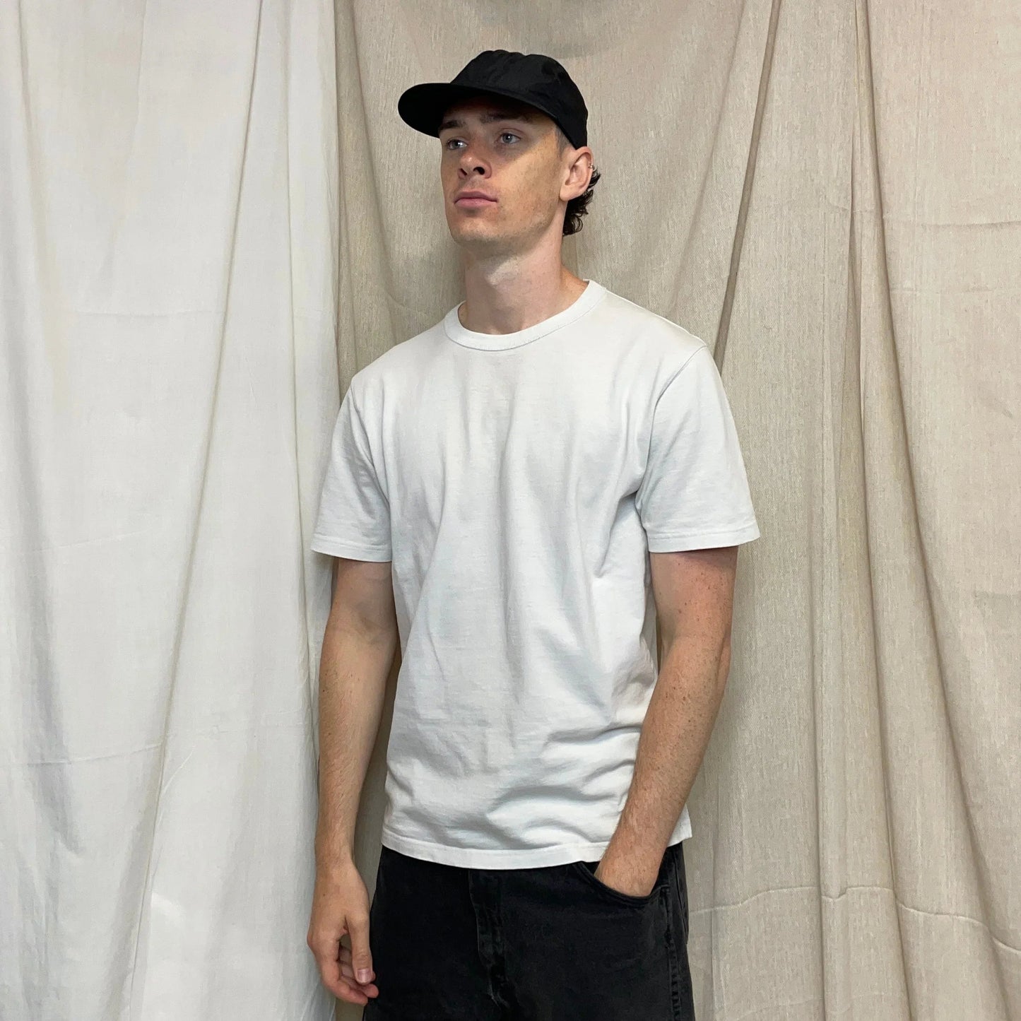 Prada Sport Black 90s/00s Nylon Baseball Cap