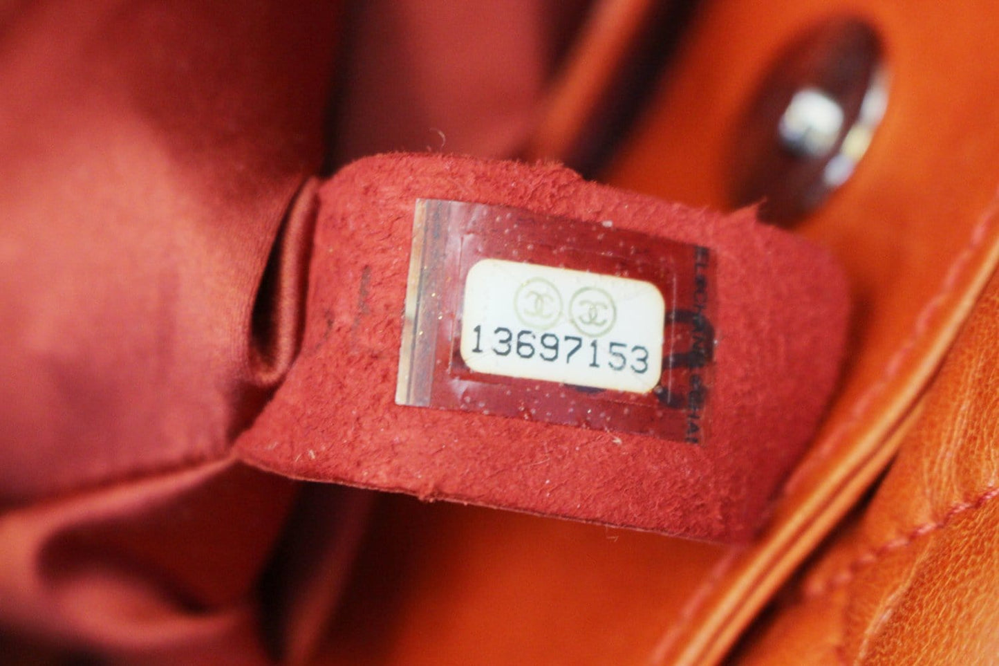 CHANEL 3 Bag Versus Orange  Leather Classic Flap Shoulder Bag