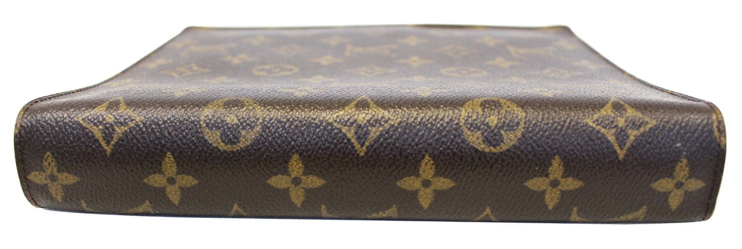 LOUIS VUITTON Monogram Canvas Brown Agenda GM Day Planner Cover