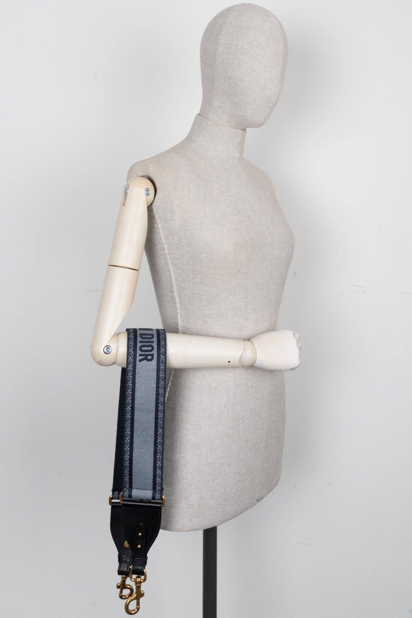 CHRISTIAN DIOR Logo Shoulder Strap Canvas