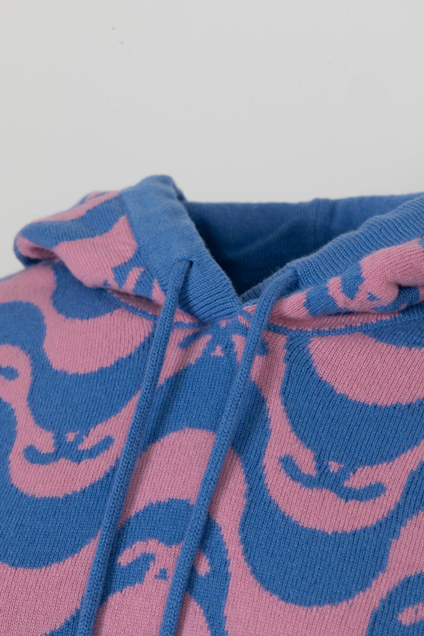 CHANEL 2021 CC Hoodie Cashmere Blue Pink
