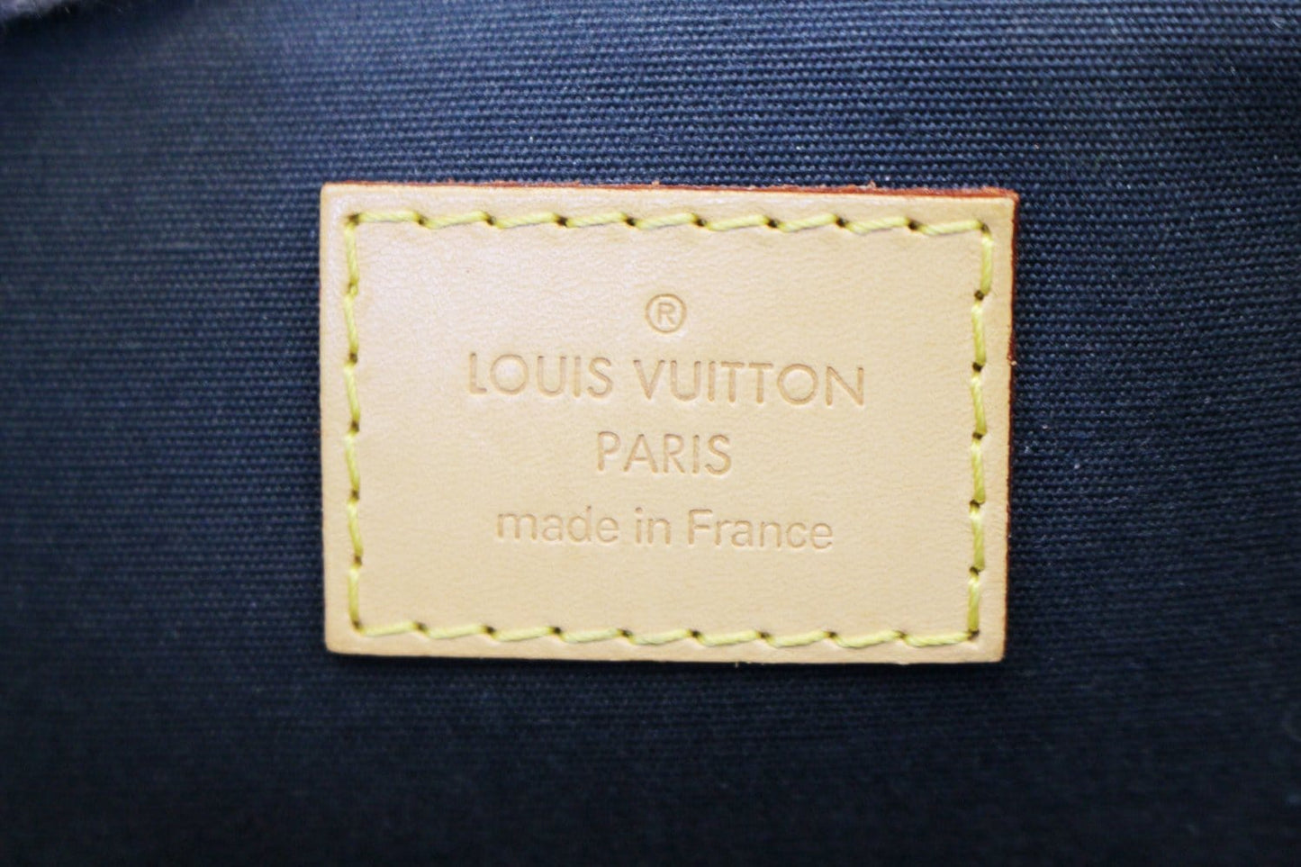 LOUIS VUITTON  Tote Bag Blue Nuit Monogram Vernis Bellevue PM