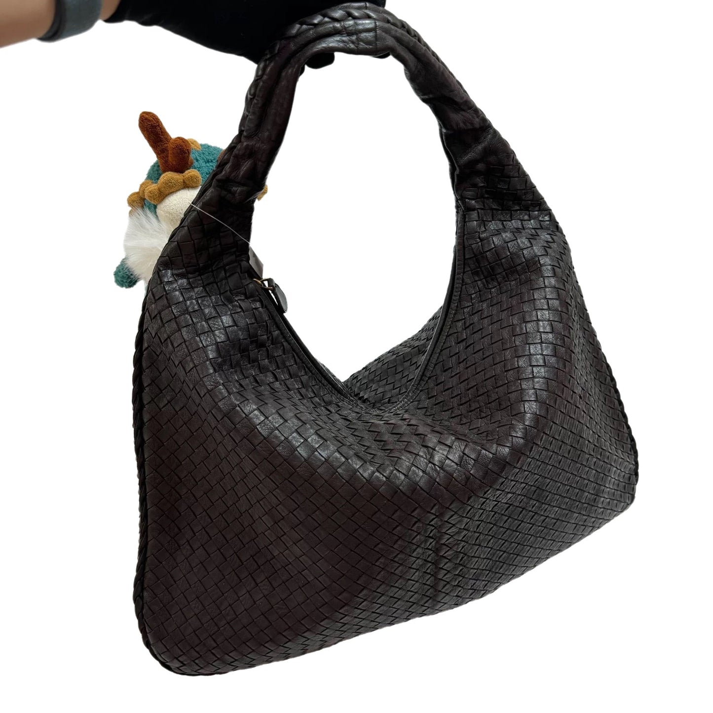 Bottega Veneta Hobo Bag Large Chocolate Brown Lambskin leather 51cm