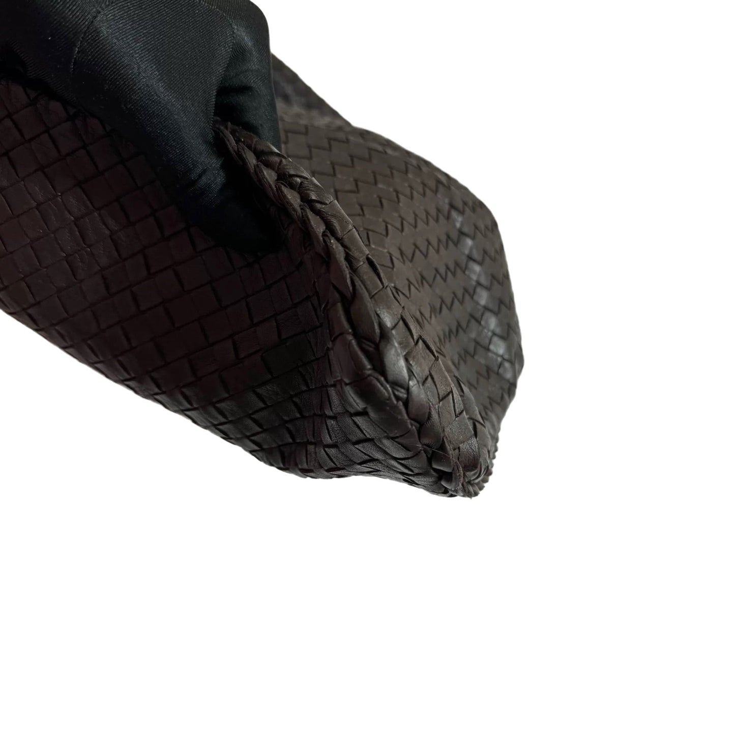Bottega Veneta Hobo Bag Large Chocolate Brown Lambskin leather 51cm