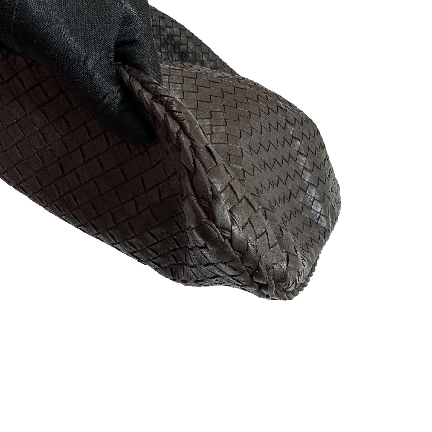 Bottega Veneta Hobo Bag Large Chocolate Brown Lambskin leather 51cm