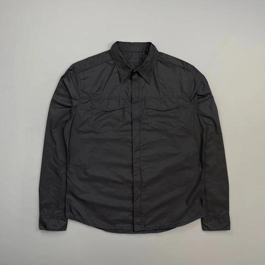 Prada Sport Black 2017 Lightweight Nylon Zip-Through Overshirt
