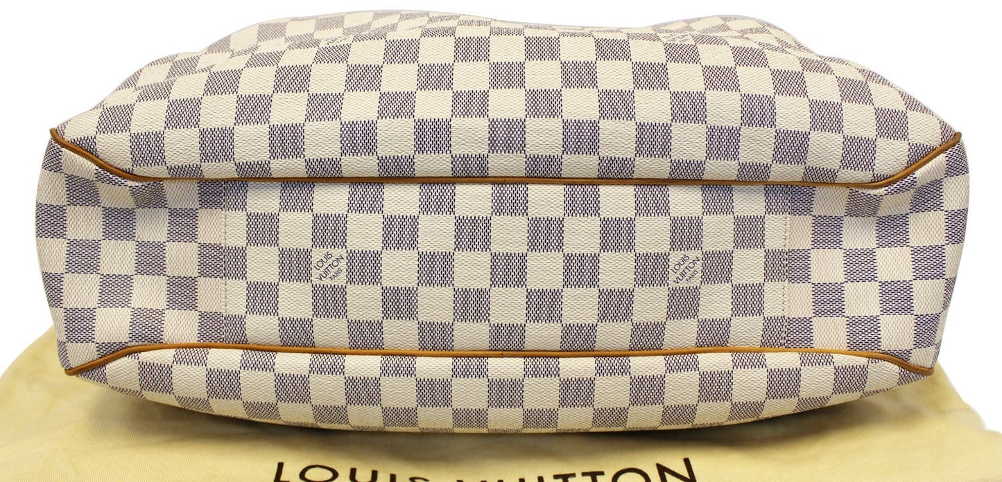 LOUIS VUITTON Evora GM Damier Azur Tote Shoulder Bag