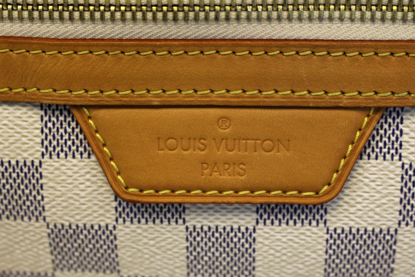 LOUIS VUITTON Evora GM Damier Azur Tote Shoulder Bag