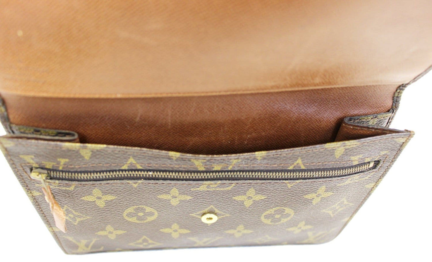 LOUIS VUITTON  Monogram Canvas Pochette Rabat Clutch