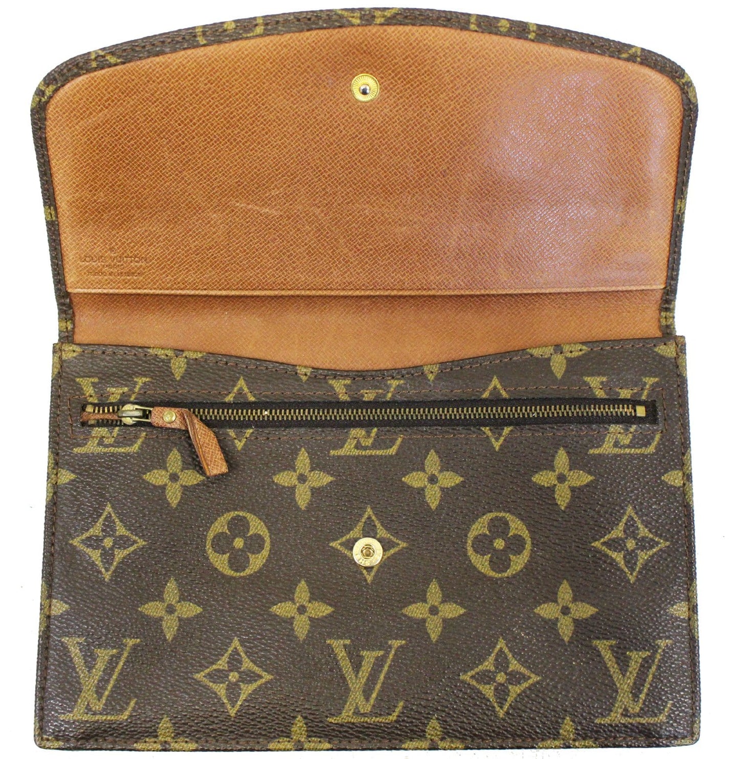 LOUIS VUITTON  Monogram Canvas Pochette Rabat Clutch