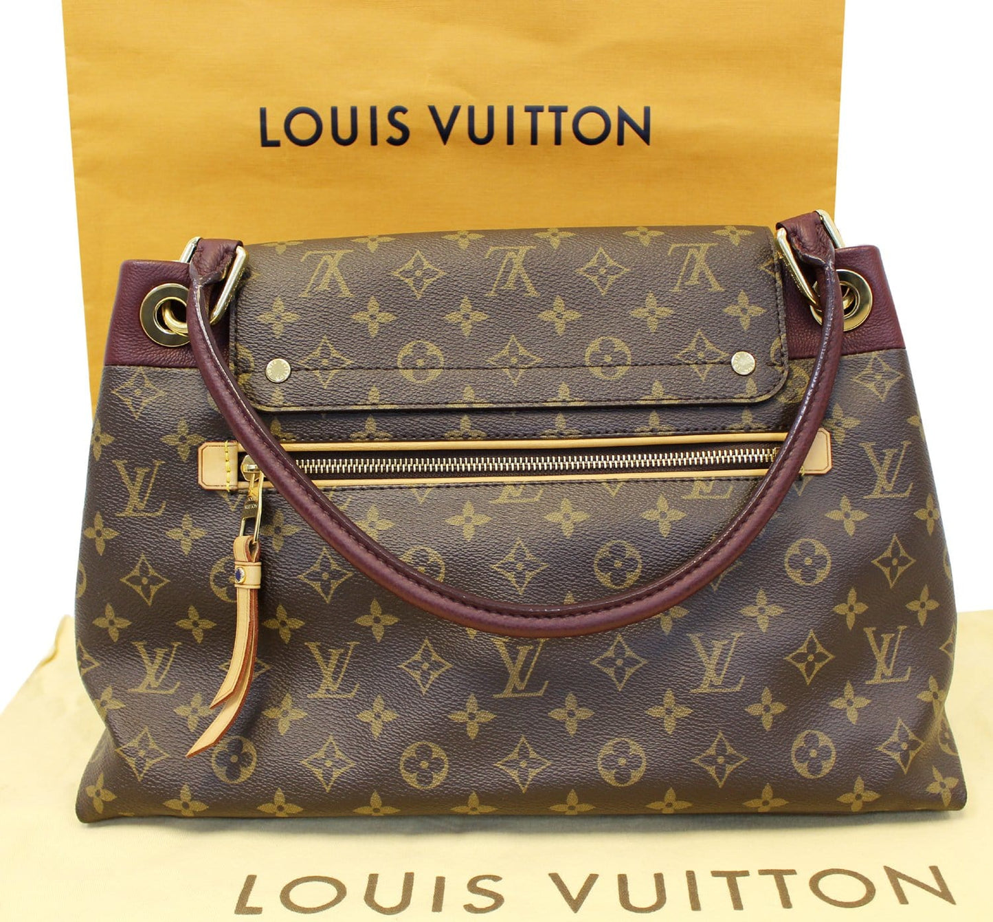 LOUIS VUITTON  Aurore Monogram Canvas Olympe Satchel  Bag