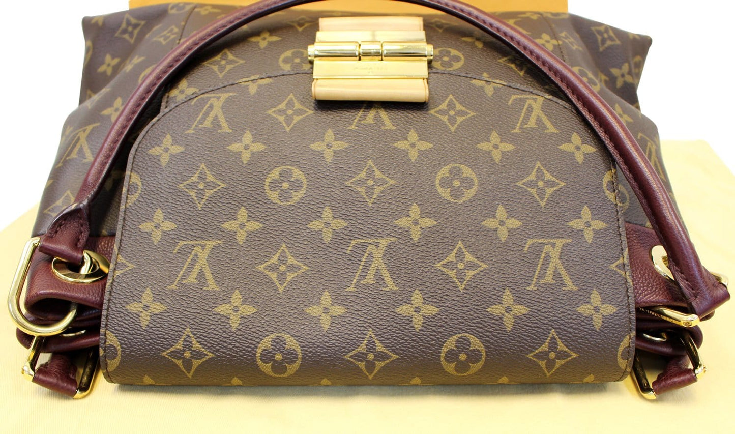 LOUIS VUITTON  Aurore Monogram Canvas Olympe Satchel  Bag