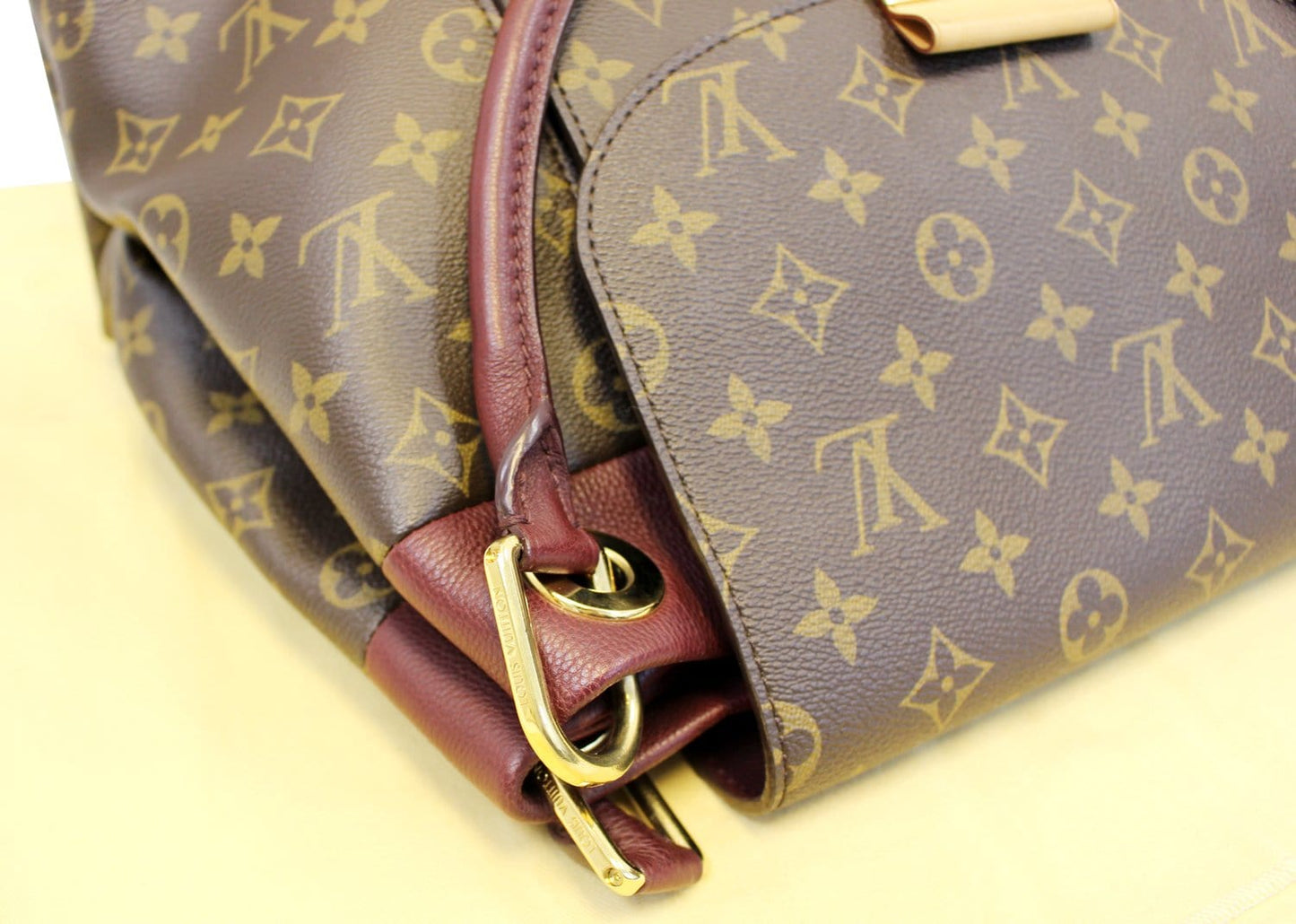 LOUIS VUITTON  Aurore Monogram Canvas Olympe Satchel  Bag