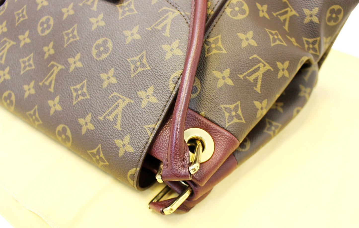 LOUIS VUITTON  Aurore Monogram Canvas Olympe Satchel  Bag