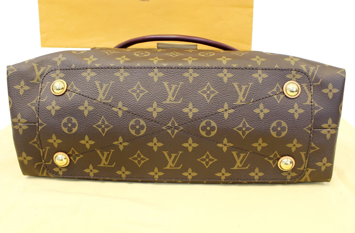 LOUIS VUITTON  Aurore Monogram Canvas Olympe Satchel  Bag