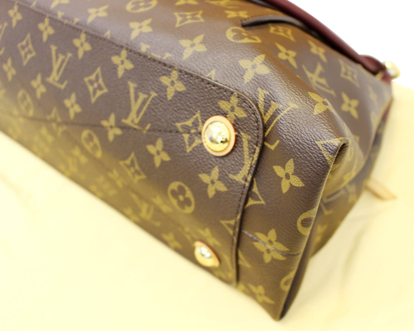 LOUIS VUITTON  Aurore Monogram Canvas Olympe Satchel  Bag