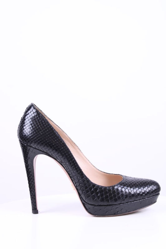 Prada Python Pump heels Black 39