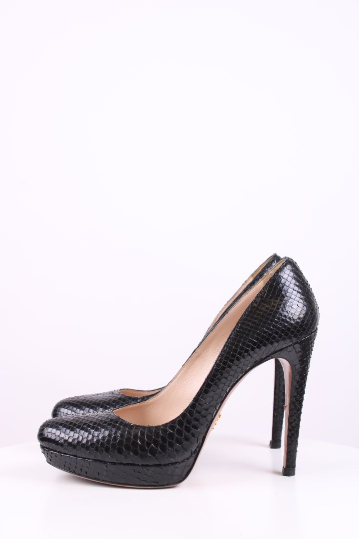 Prada Python Pump heels Black 39
