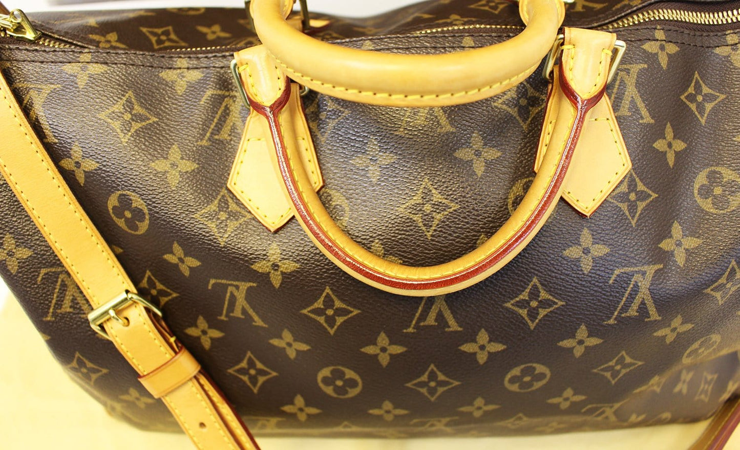 LOUIS VUITTON Boston Bag  Monogram Speedy 40 Bandouliere