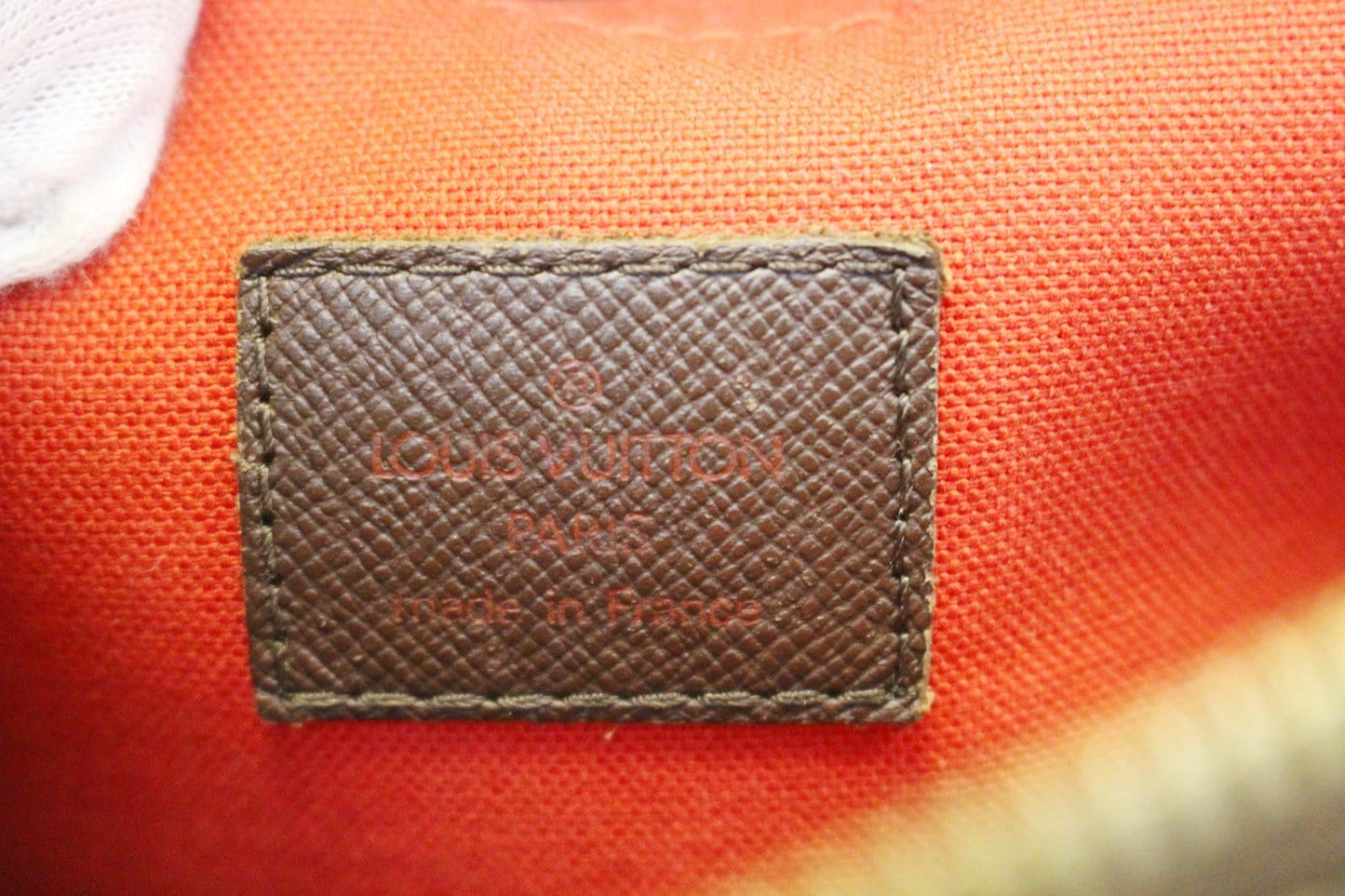 LOUIS VUITTON Damier Ebene Belem MM Brown Shoulder Bag