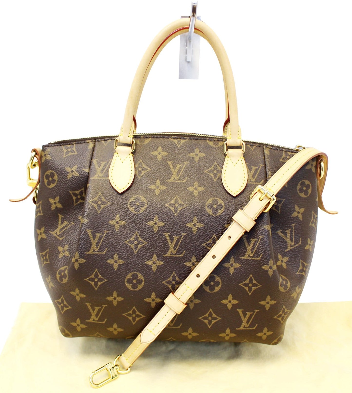 LOUIS VUITTON Monogram Canvas Brown Turenne PM Shoulder Bag