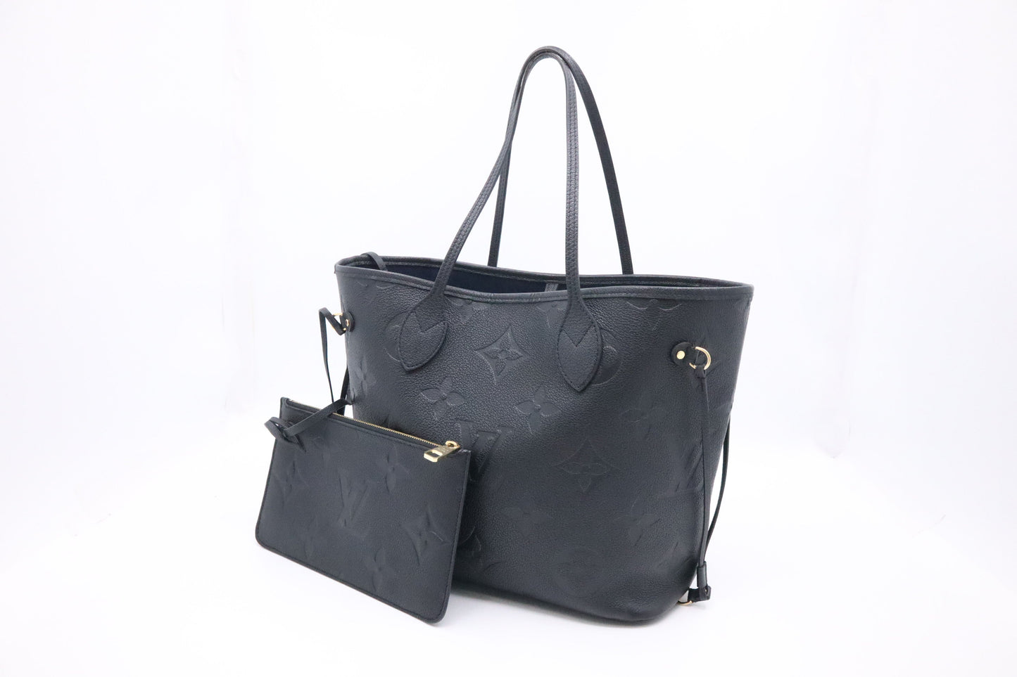 Louis Vuitton Neverfull MM in Black Empreinte Leather
