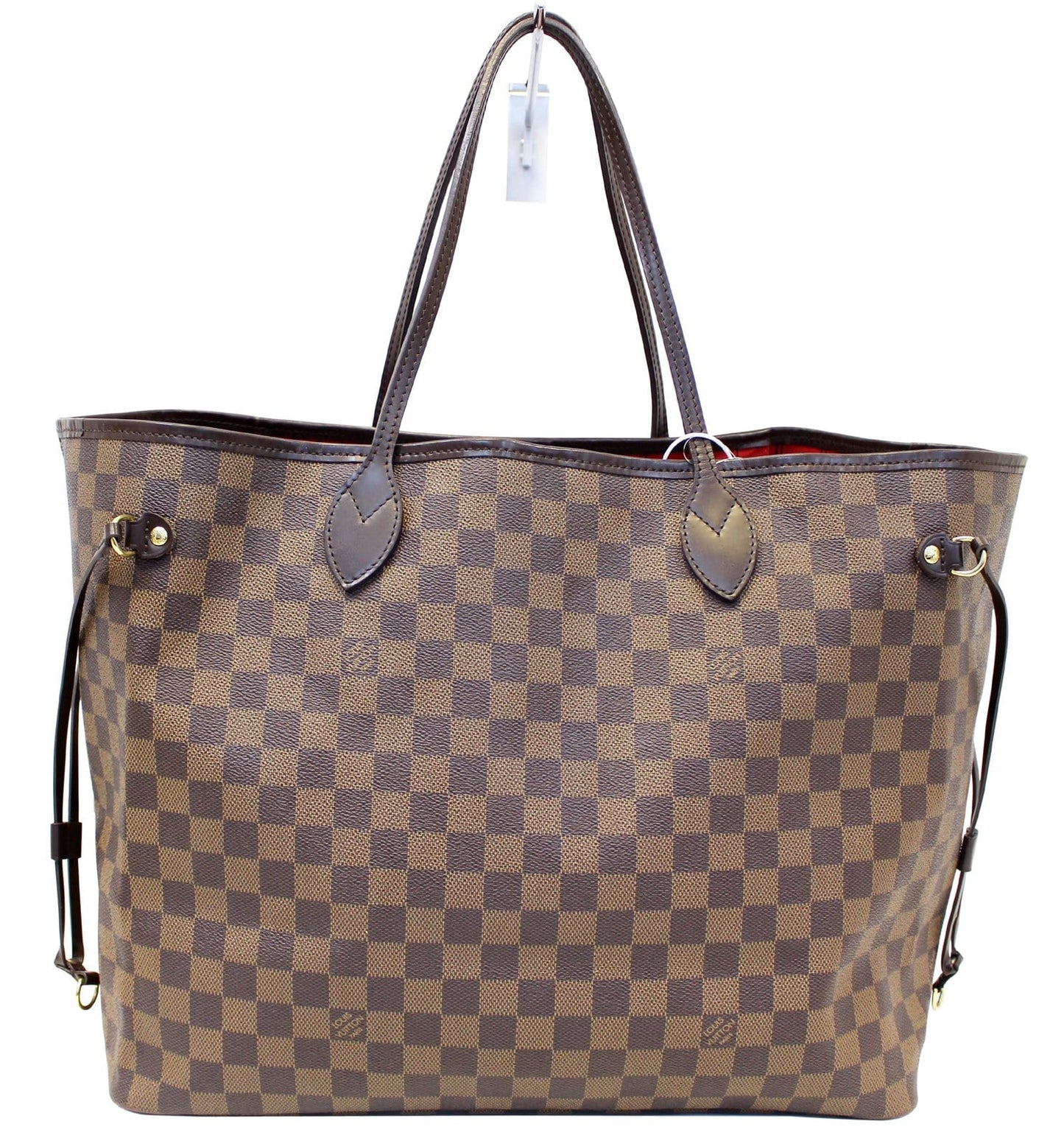 LOUIS VUITTON Damier Ebene Neverfull GM Brown Tote Bag