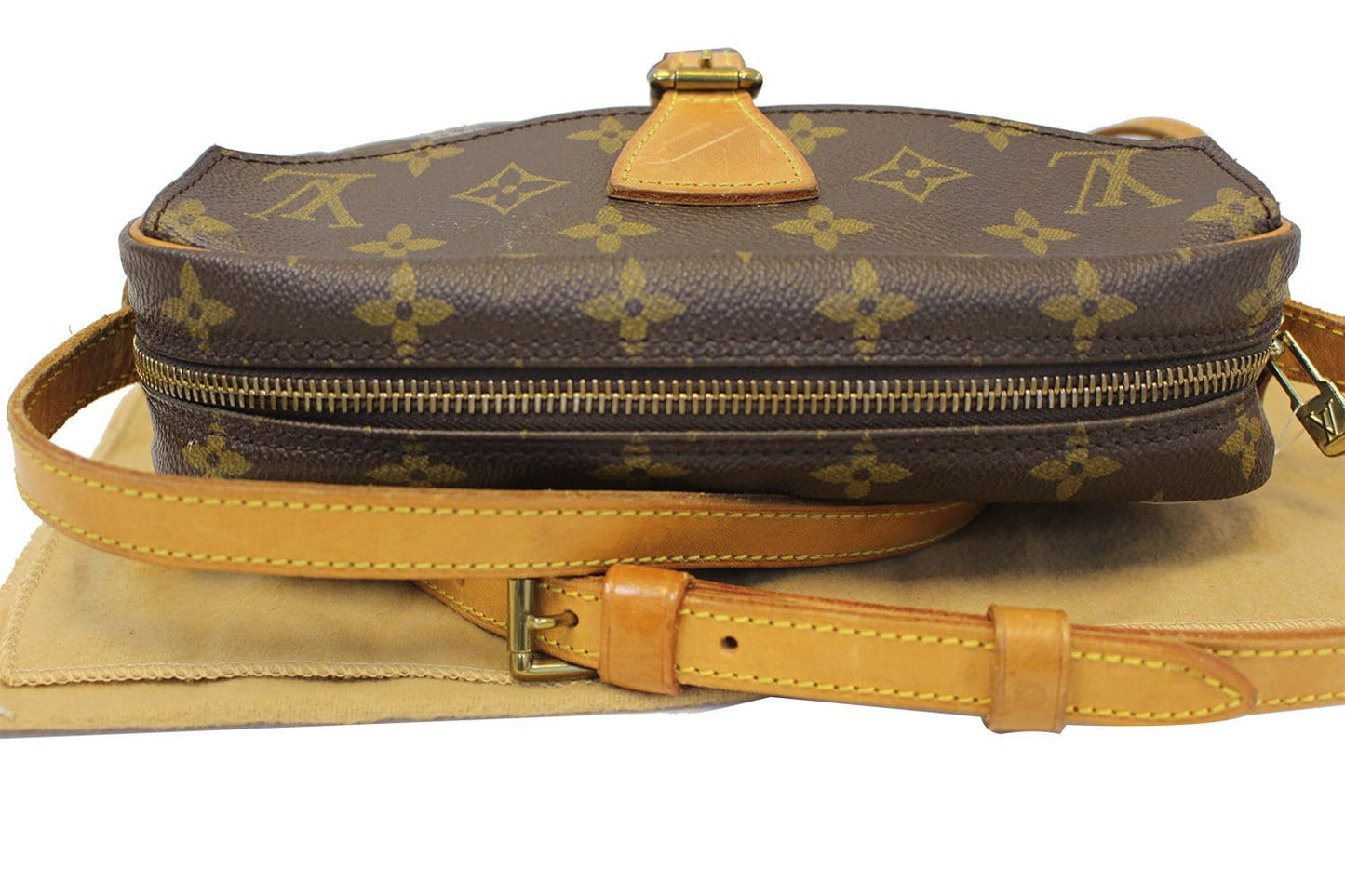 LOUIS VUITTON Monogram Canvas Jeune Fille PM Crossbody Bag