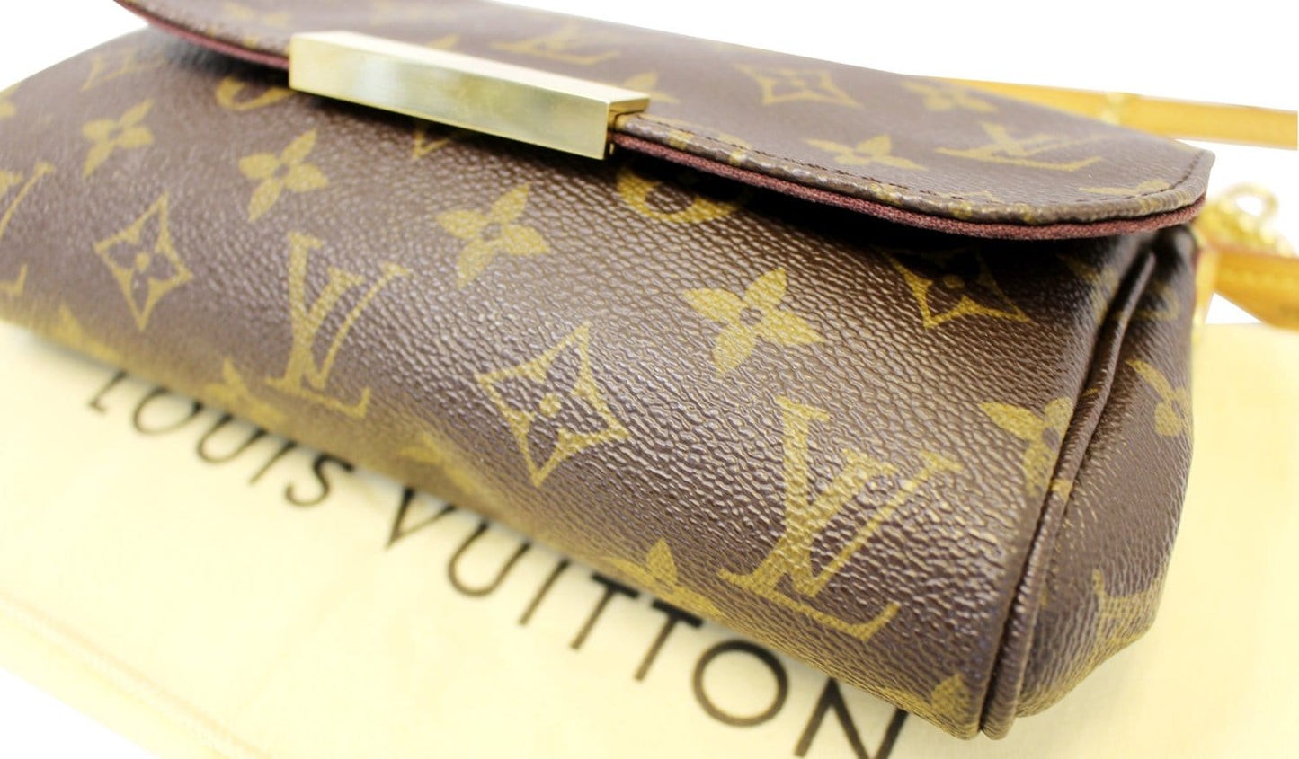 LOUIS VUITTON Monogram Canvas Favorite PM Crossbody Bag