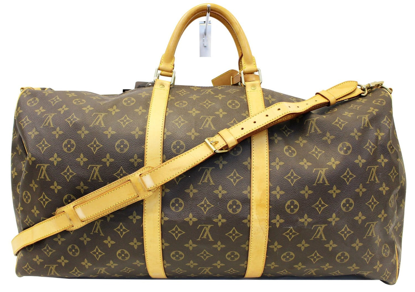 LOUIS VUITTON Monogram Canvas Keepall Bandouliere 60 Travel Bag