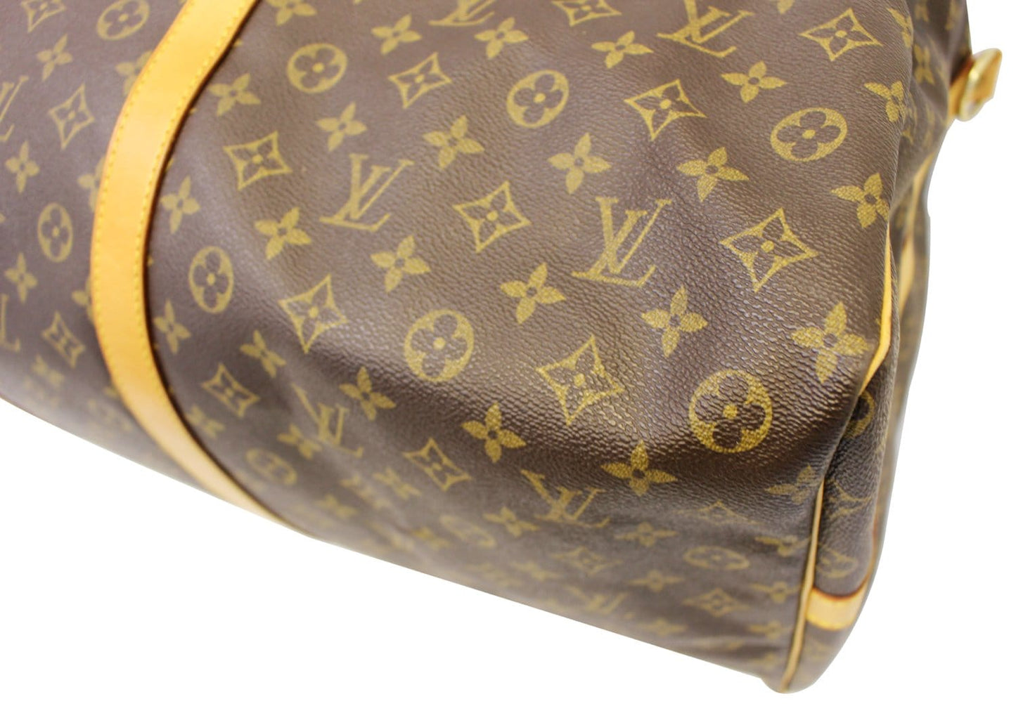 LOUIS VUITTON Monogram Canvas Keepall Bandouliere 60 Travel Bag