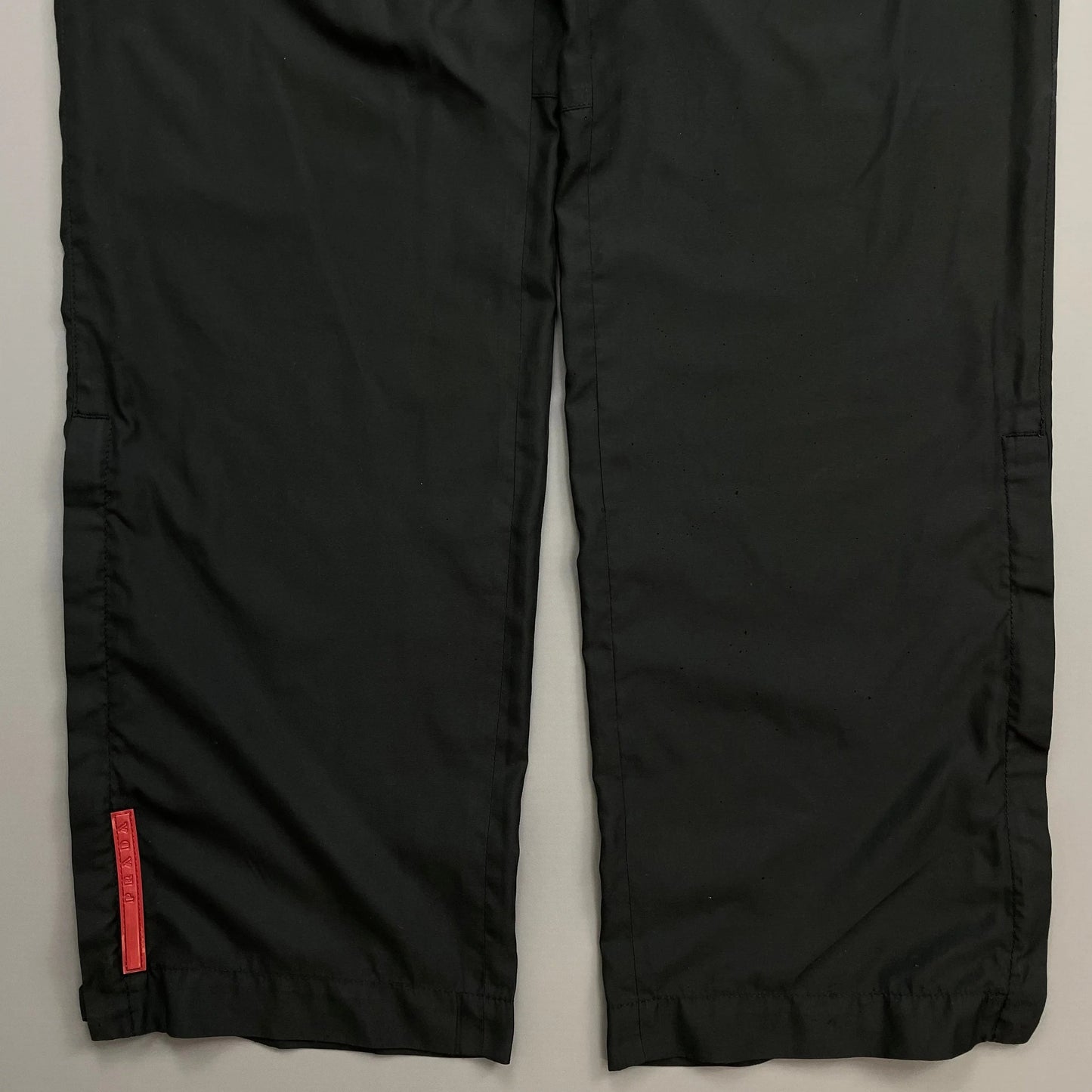 Prada Sport Black 00s Lightweight Track Pant Tro rs