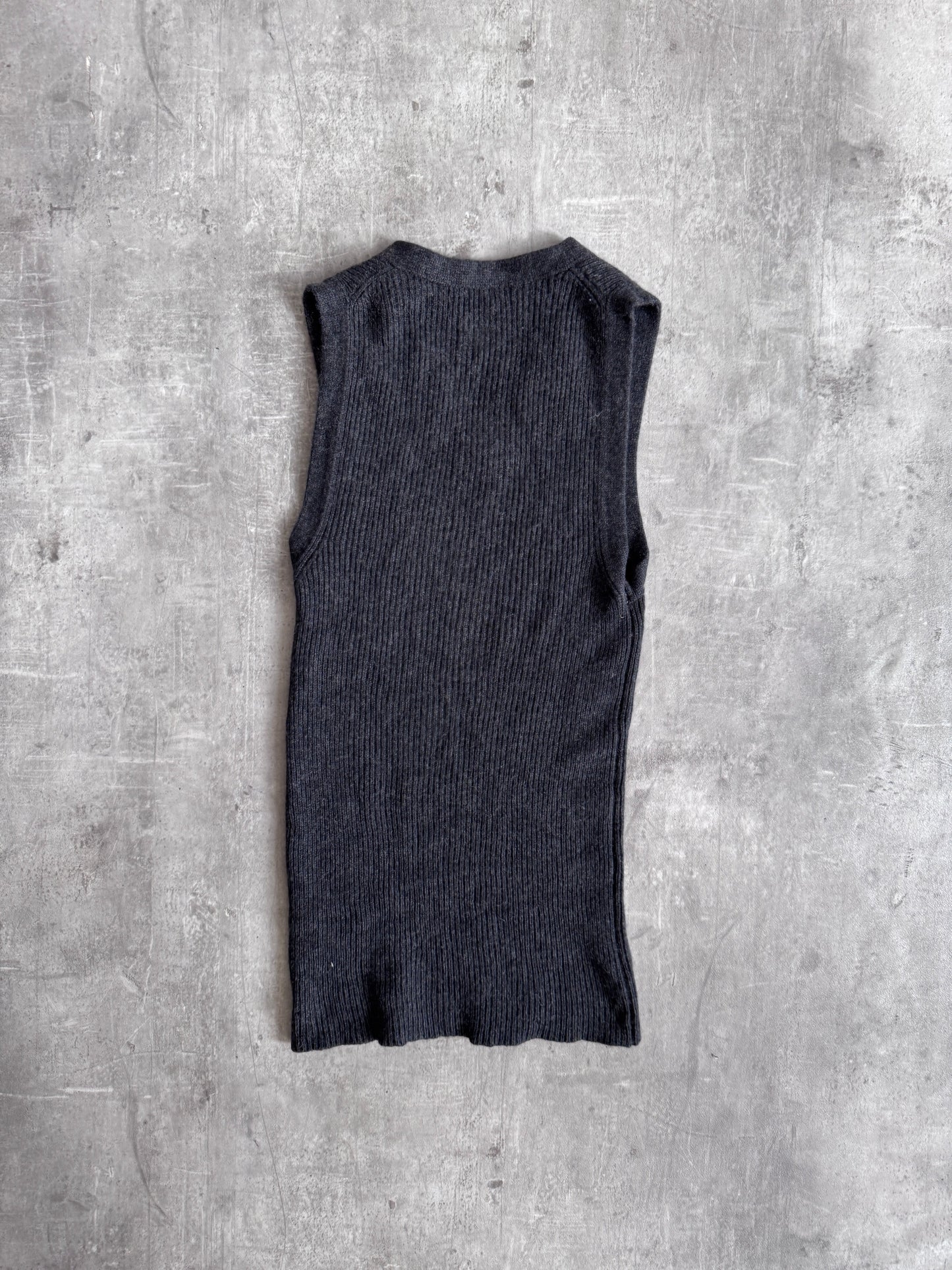 Prada Grey Cashmere Sweater Vest
